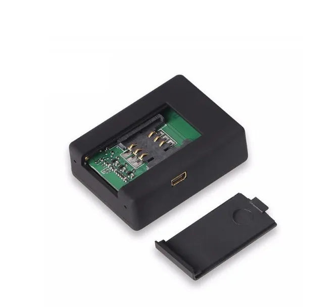 Black N9 mini X009 GPS car alarm tracker unit with SIM card slot