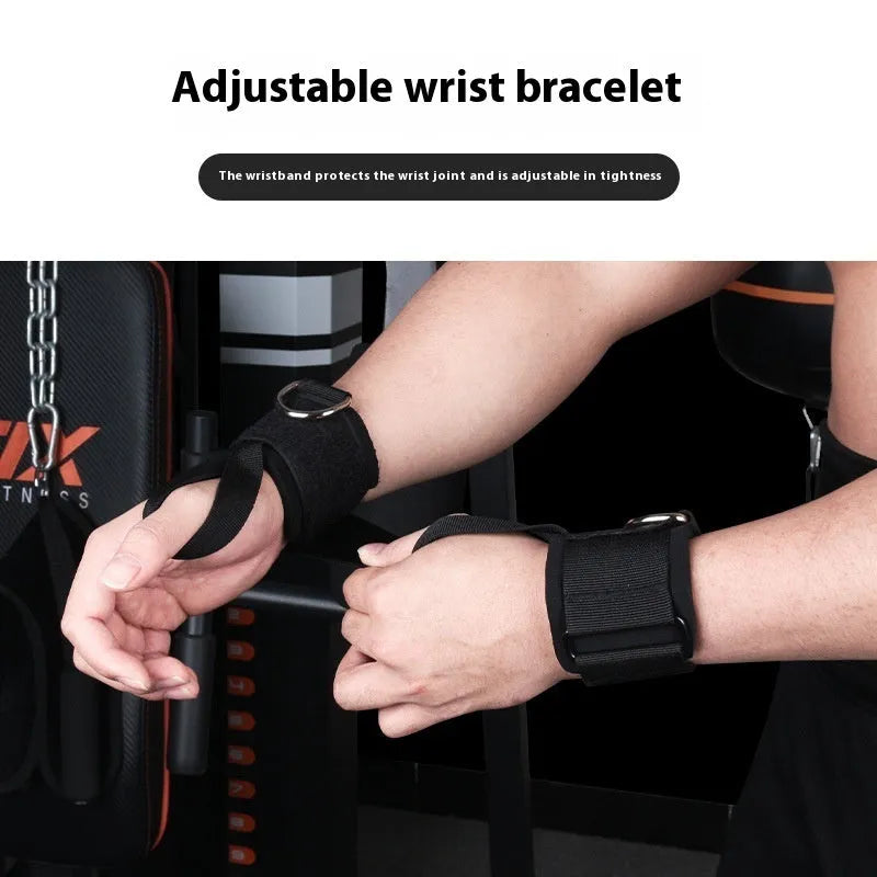 Fitness bounce chest expander elastic training belt with colour-coded resistance sleeves