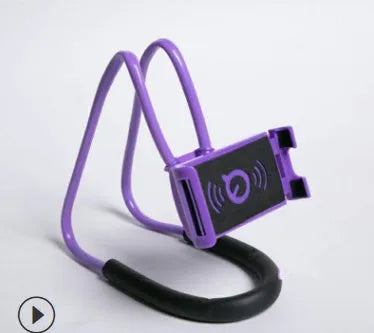 Universal smartphone holder in multiple colours showing 360-degree rotation feature.