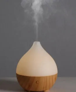 Asakusa wood grain finish ultrasonic essential oil aroma diffuser with USB cable