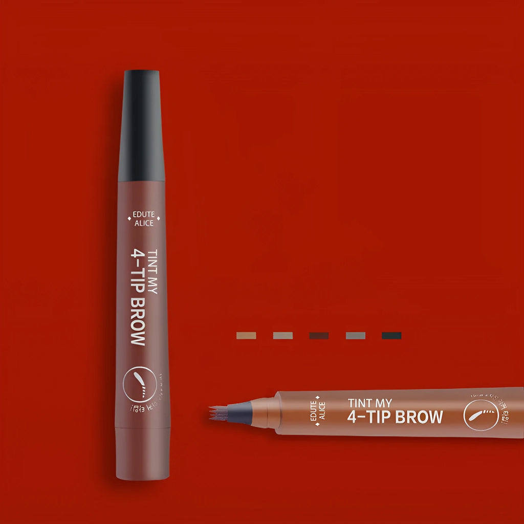 Four wild liquid eyebrow pencil in multi-colour options waterproof sweat proof for natural eyebrows