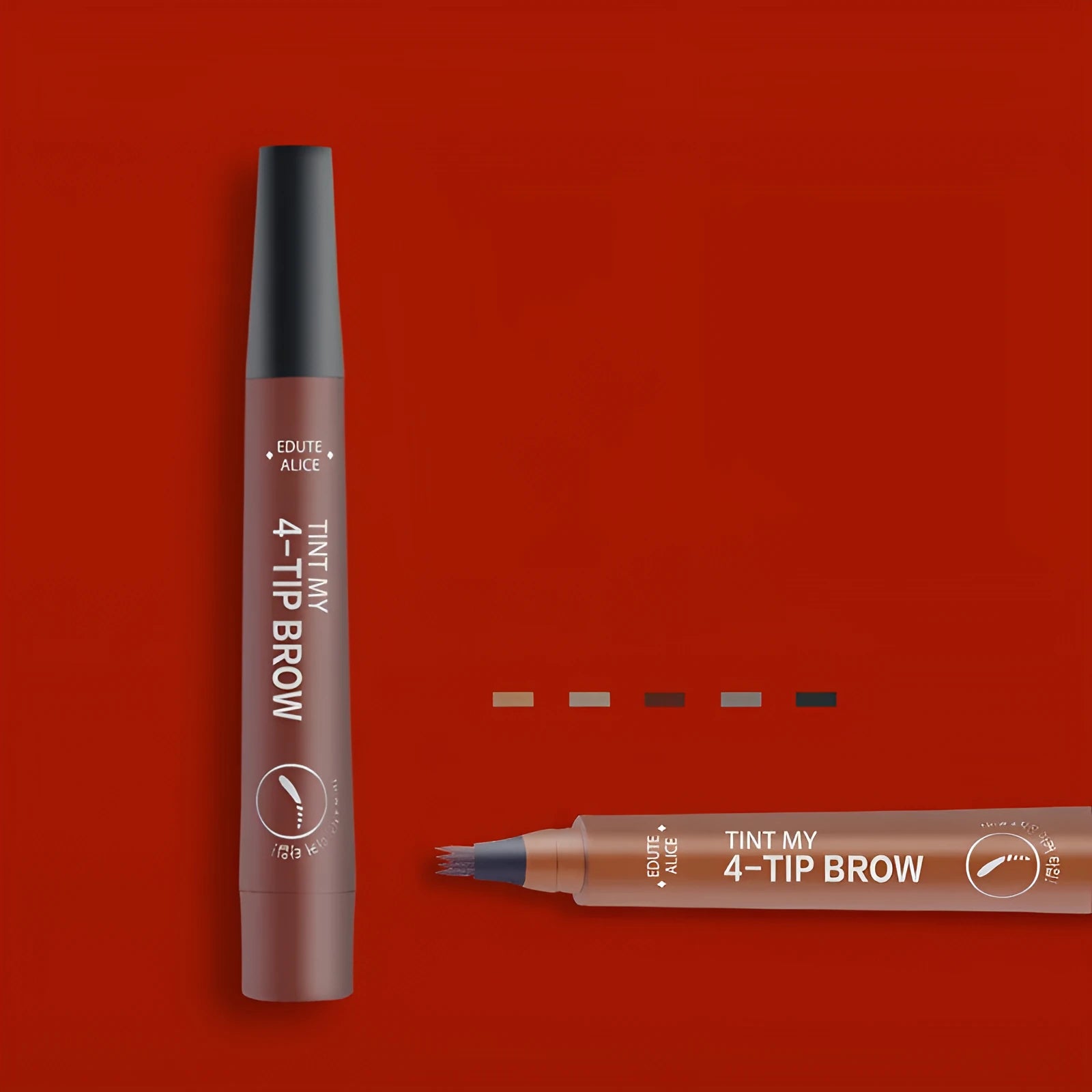 Four wild liquid eyebrow pencil in multi-colour options waterproof sweat proof for natural eyebrows