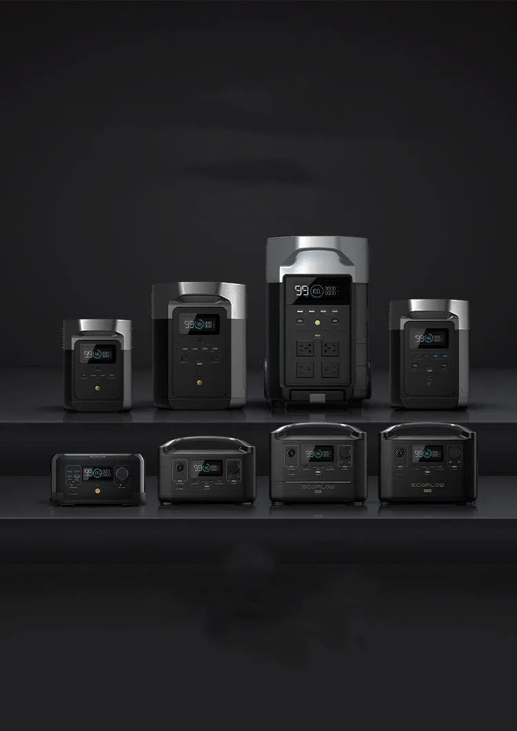 RIVER Pro 720Wh portable power station with multiple charging ports on a wooden table.