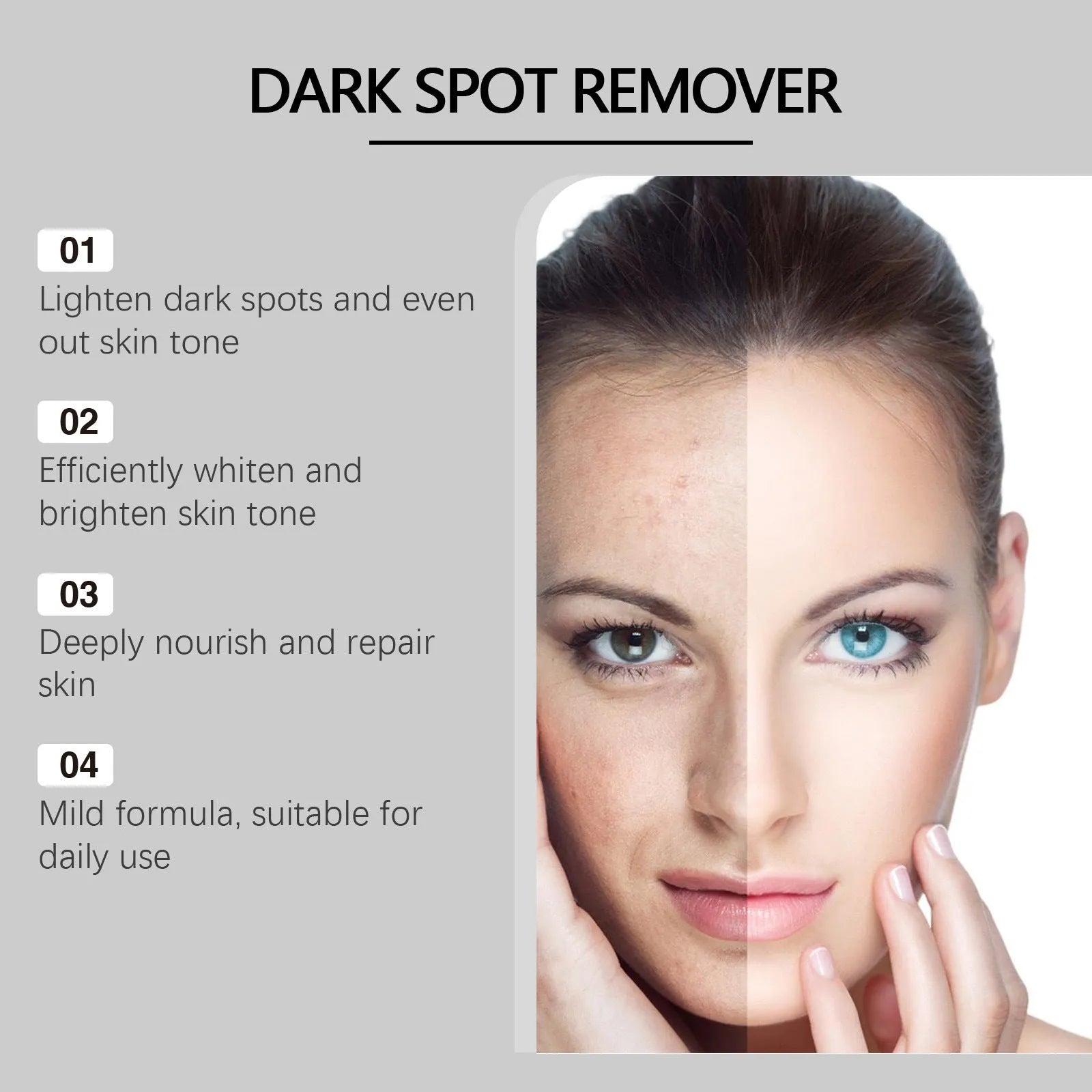 15g facial essence cream with jojoba oil and brightening ingredients including vitamin C and arbutin