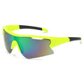 Windproof sports sunglasses with polycarbonate UV400 lenses in black frame grey lens option