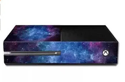 Blue matte Xbox One skin sticker with scratch-resistant film in 5-piece pack