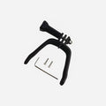 3D printed FPV drone top expansion bracket for GoPro-compatible action cameras
