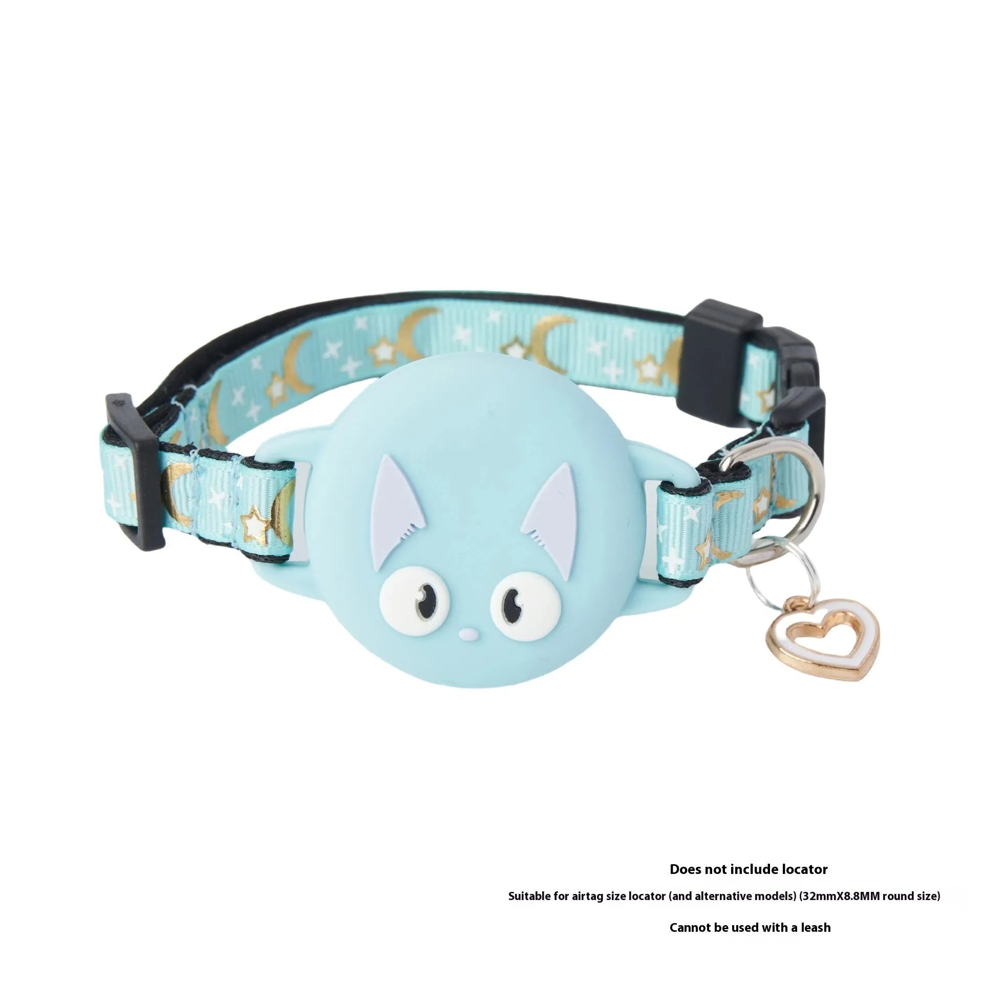 Apple AirTag protective case for pet collar attachment in adjustable sizes and multiple colours