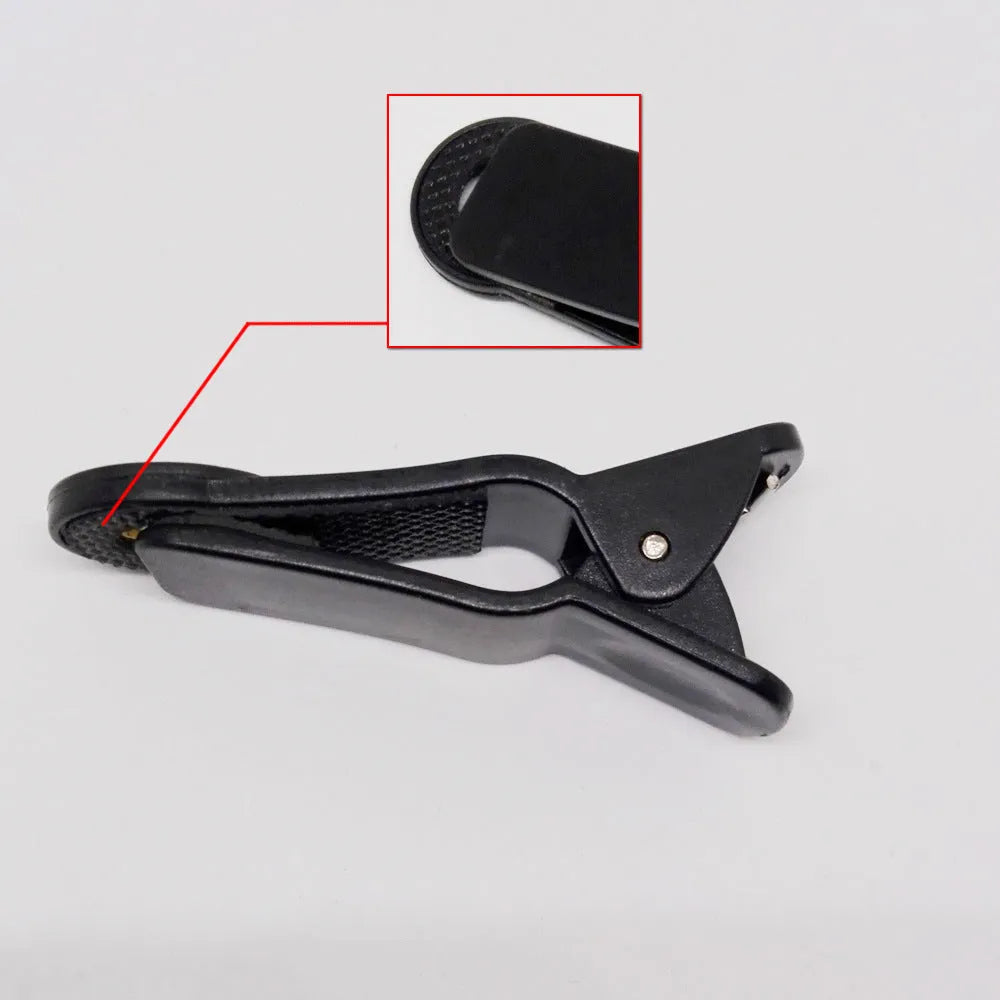 12x telescopic universal smartphone lens with metal collar clip for attachment