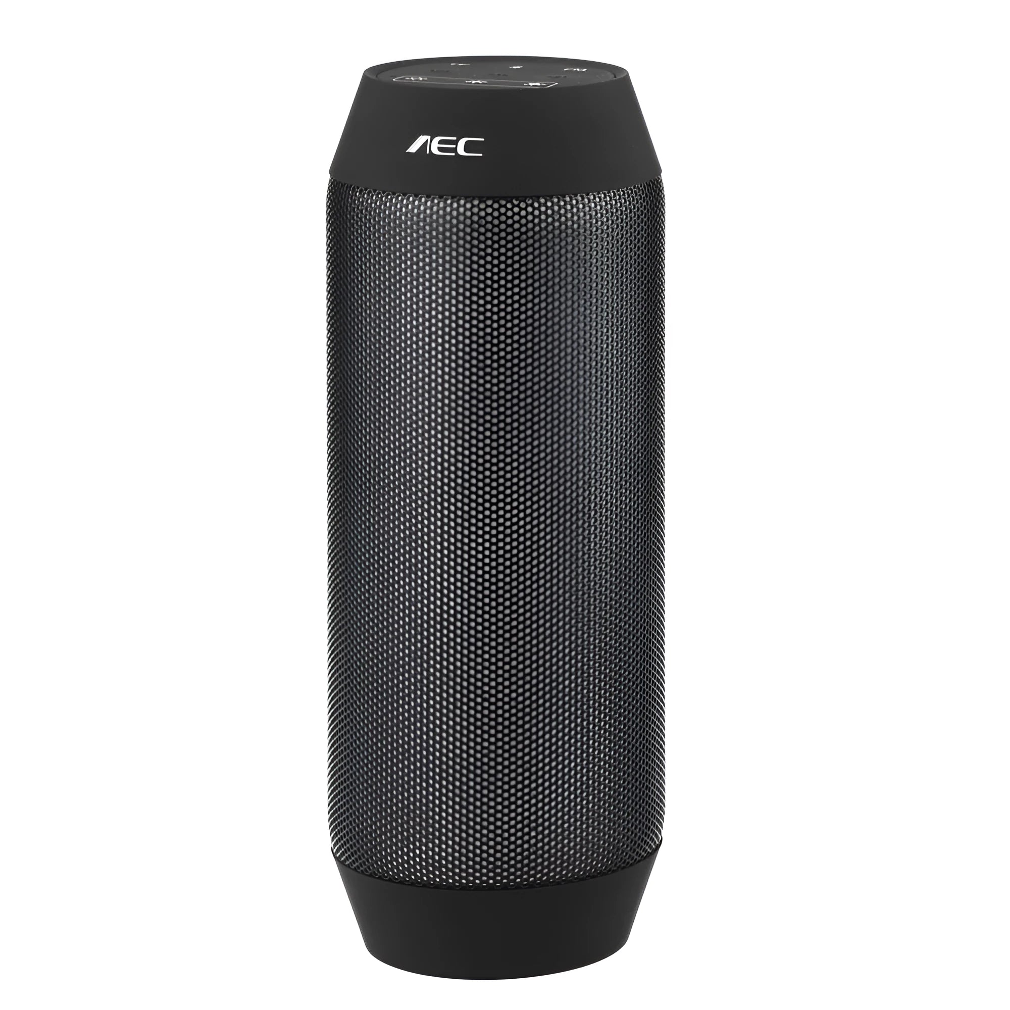 Black or white mini Bluetooth stereo speaker with colourful LED lights displaying 360° sound.