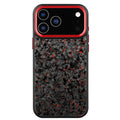 Small grain phone case compatible with iPhone 17 series in black, blue, gold, green, purple, red, and silver