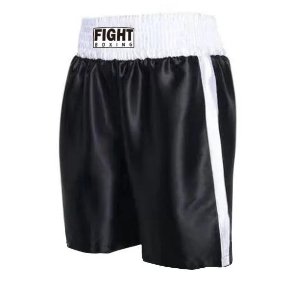 Boxing training shorts in multiple colour combinations with contrasting waistbands and side stripe detailing