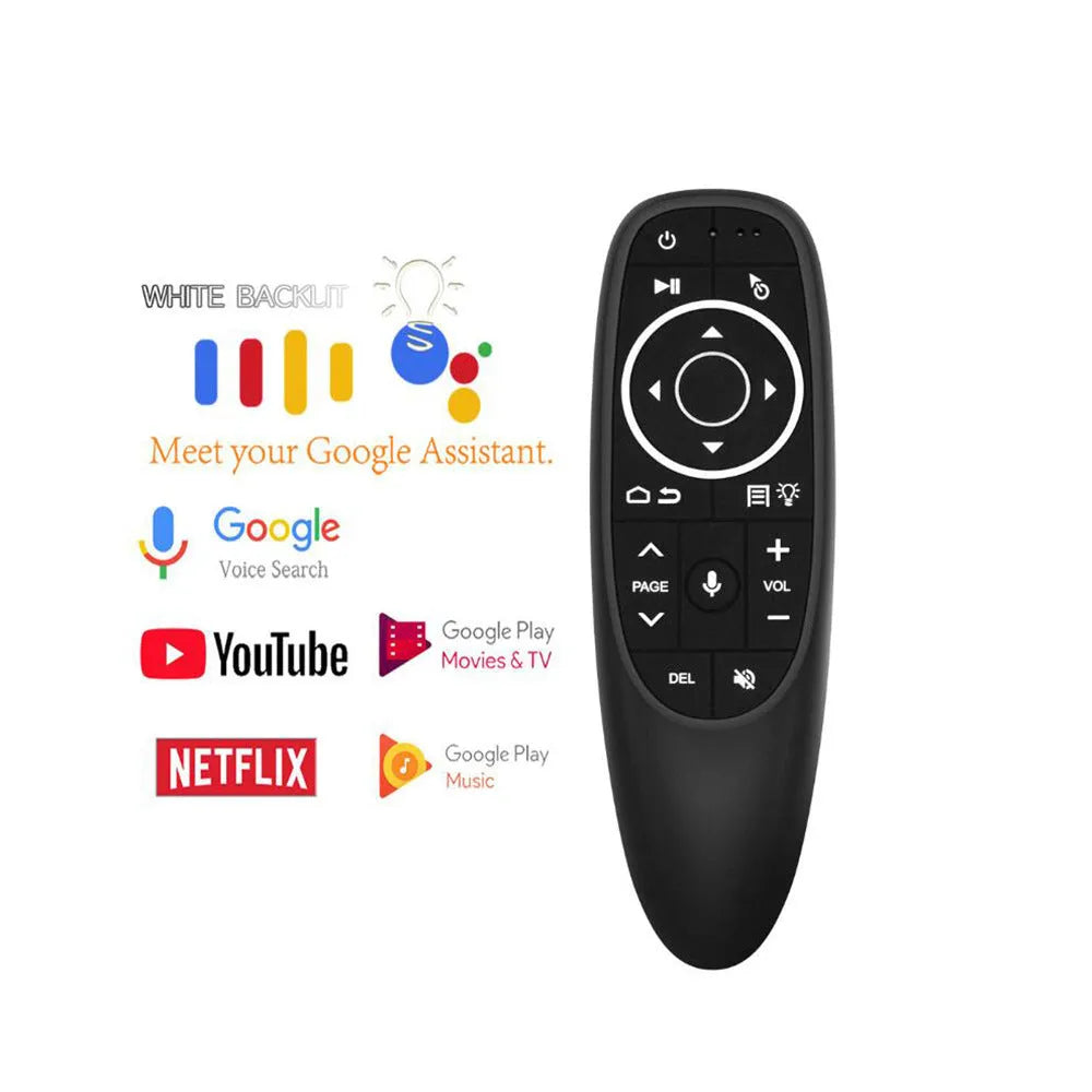 G10 G10S intelligent voice remote control with plastic shell and silicone buttons