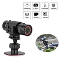 IP6 Sports Camera in Black with 120 degree wide angle lens and waterproof aluminium alloy shell