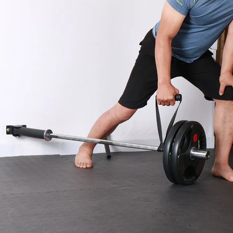 Steel wall barbell rack with 25 tubes for garage gym storage