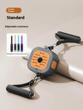 Adjustable power pump chest expander strength training equipment in orange or blue