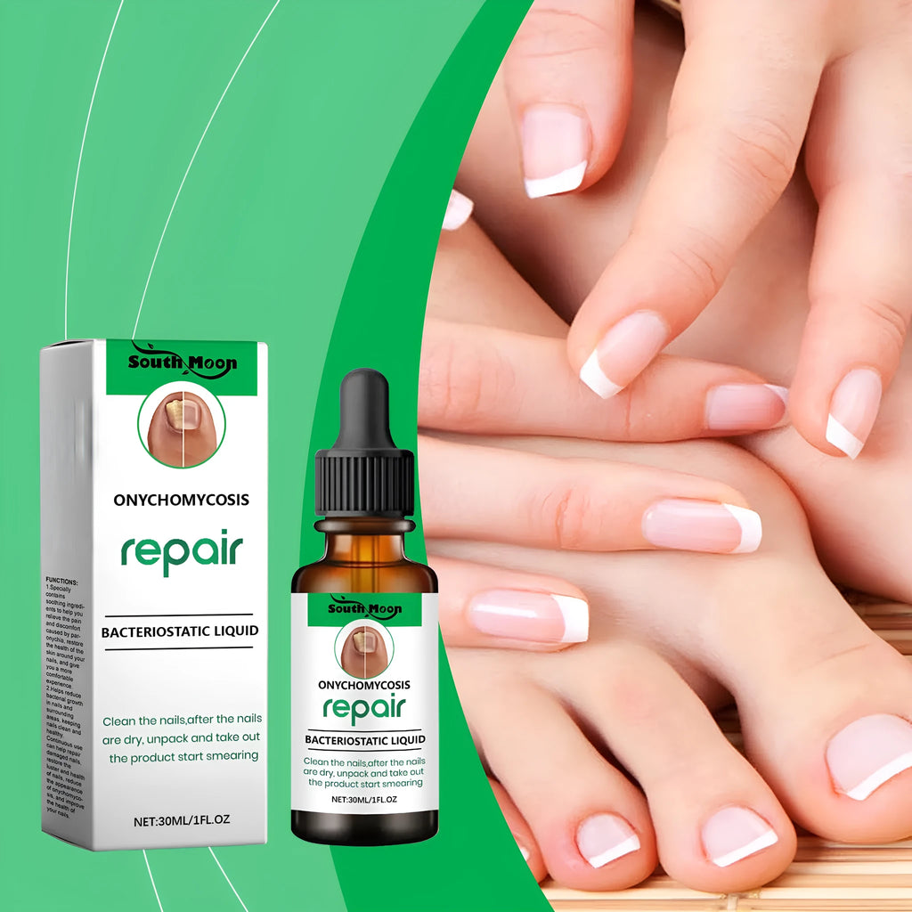 30ml bottle of clear nail care nursing solution for gentle daily cleaning