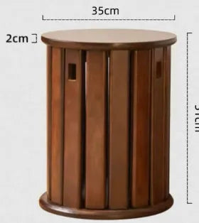 Stackable iron dining stool set with round metal seat in modern simple style