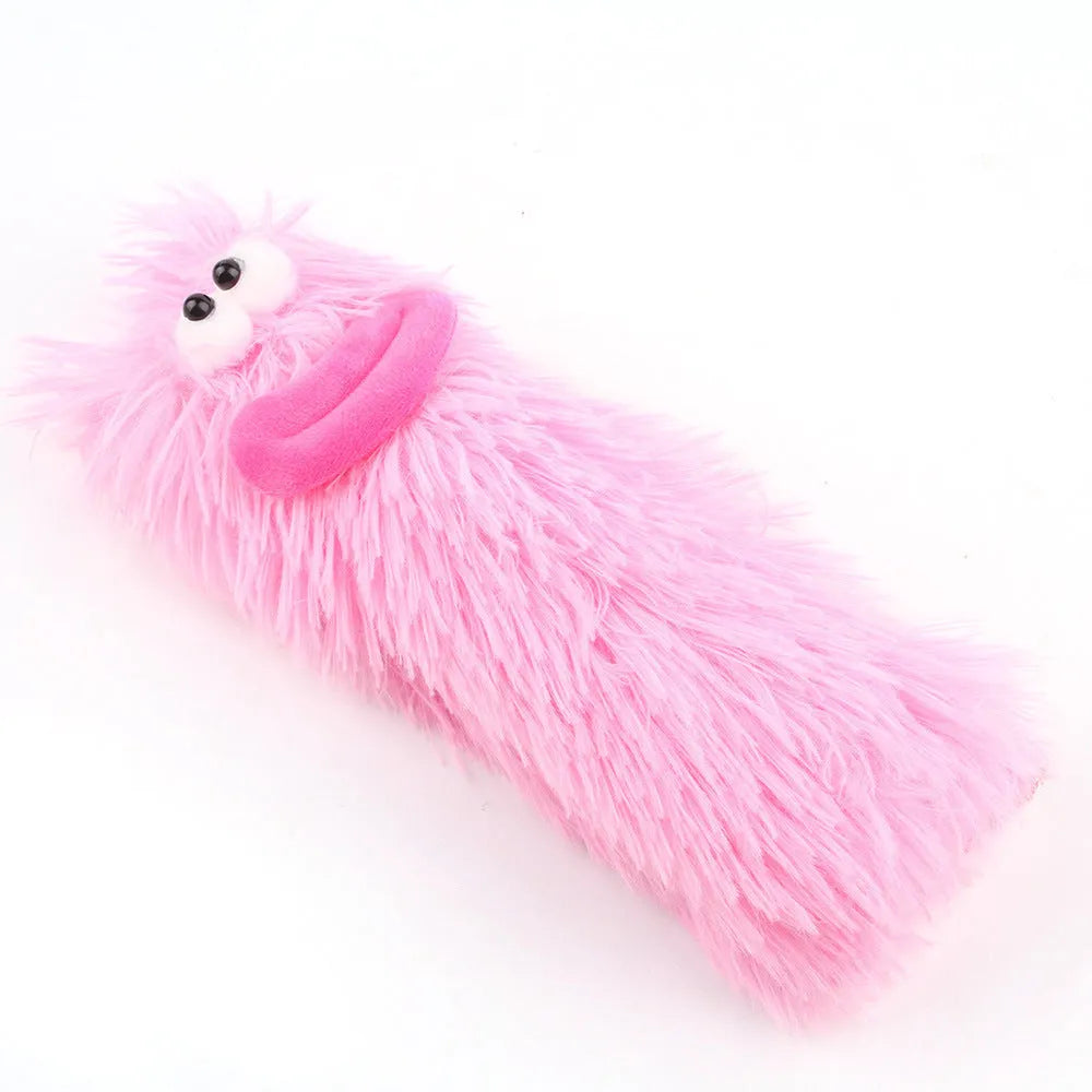Soft plush cat pillow toy with crinkle sound and natural catnip filling for indoor cats