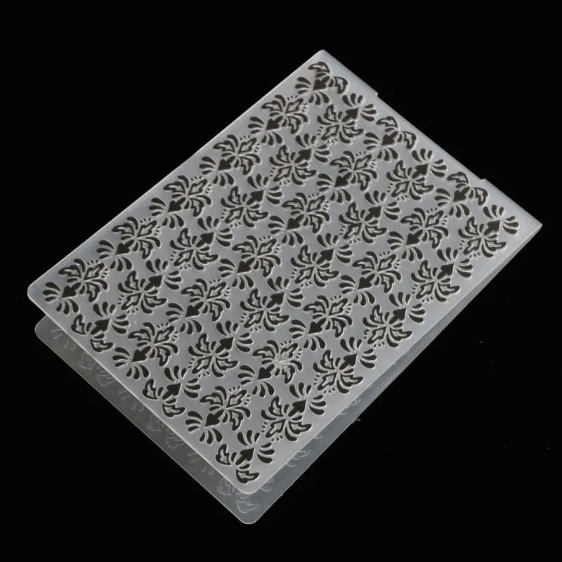 Plastic folding cake mold 14.5x10.5cm for sugar decorations with multiple pattern options
