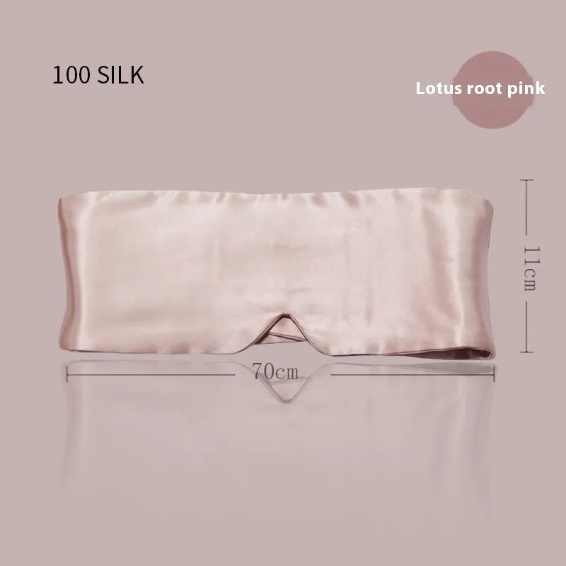 Mulberry silk sleep eye mask in multiple colours for light blocking