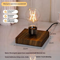 Suspension bulb creative small night lamp with iron art construction and 11cm base