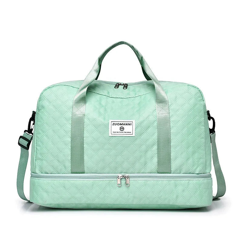 Oxford cloth travel bag in multiple colours with 36-55 litre capacity for leisure travel