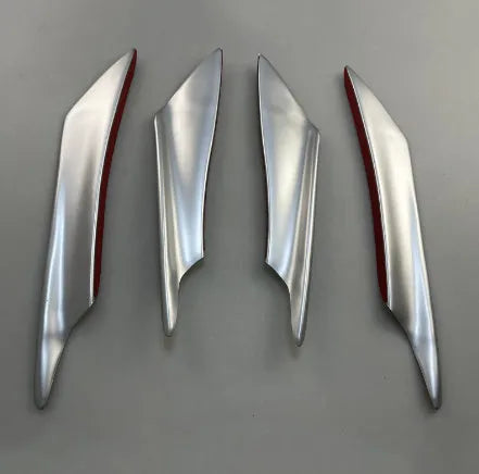 Carbon fibre pattern ABS bumper air knife set for automotive bumper installation