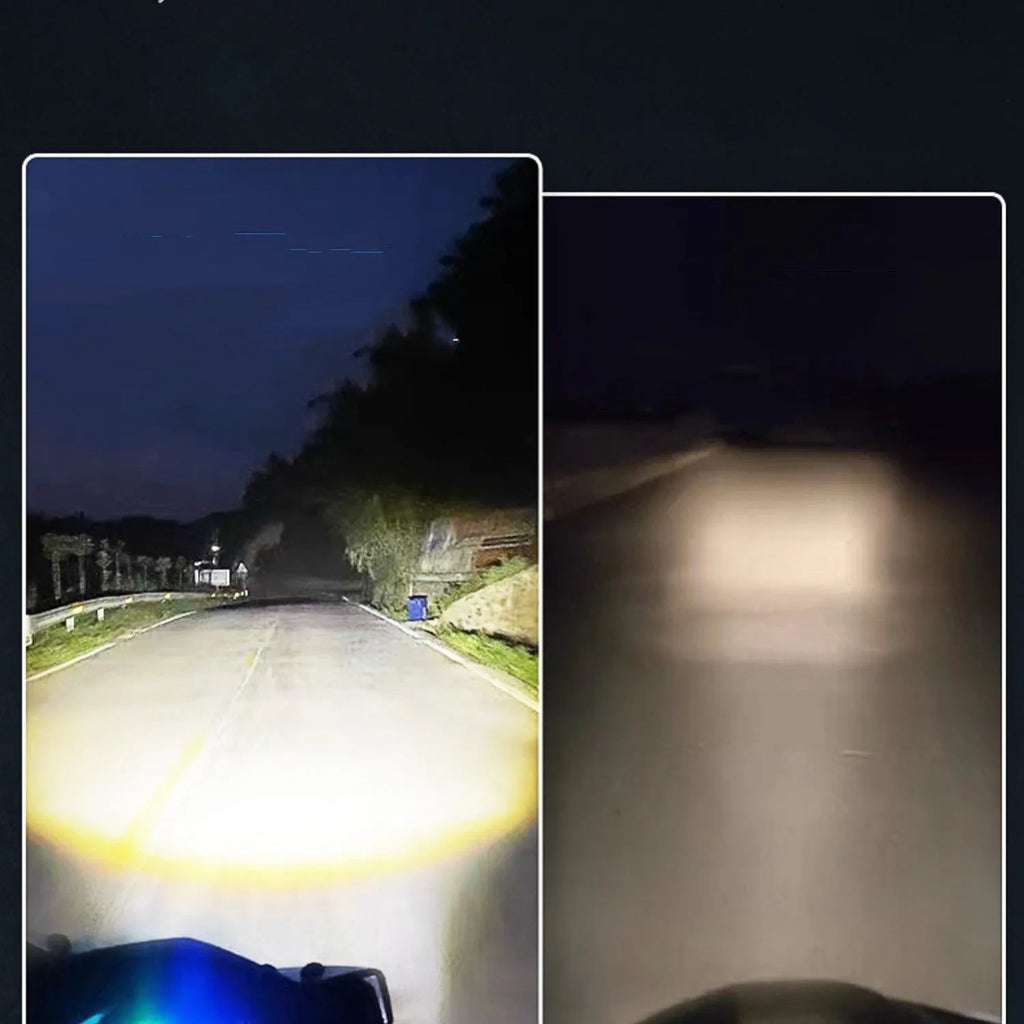 Chunfeng motorcycle LED headlight conversion bulb with integrated far and near beam functions