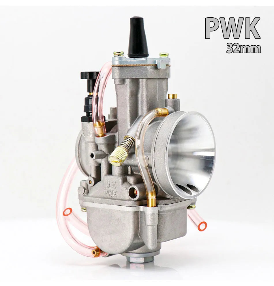 PWK sandblasted motorcycle carburetor upgrade kit in colour box packaging for KR150 KSR modification