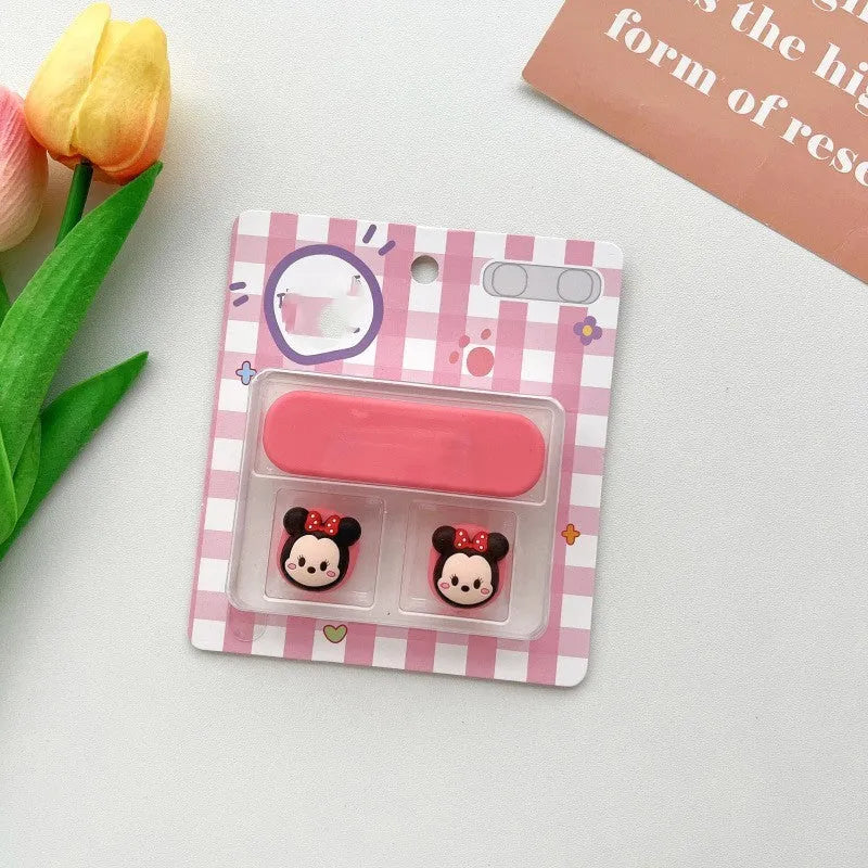 Cartoon magnetic protection data cable fixer in multiple colours for desktop cable management