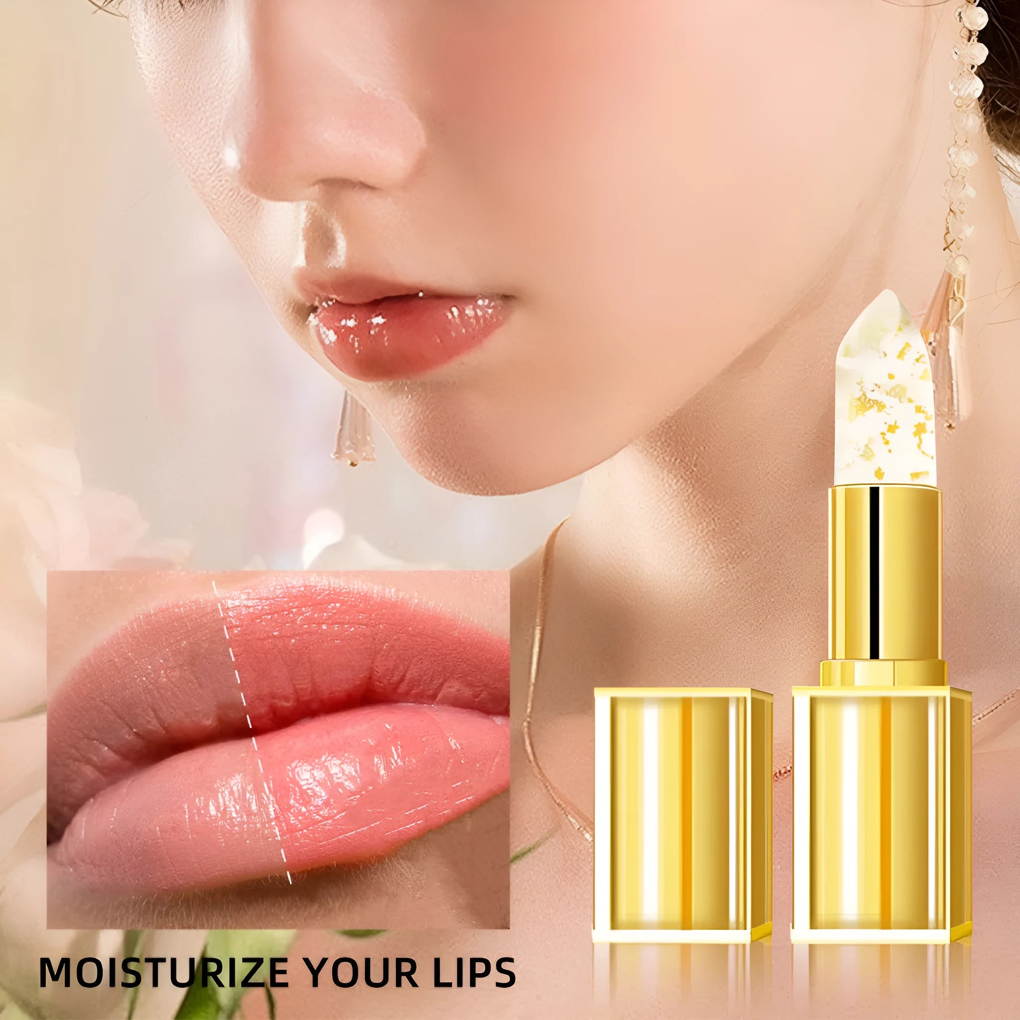 Anti-smudge gilding lipstick with warm colour-changing properties in 3.5g size