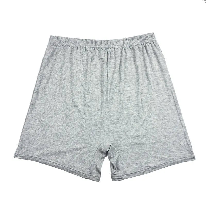 Men's solid colour boxer shorts in modal fabric with high waist design