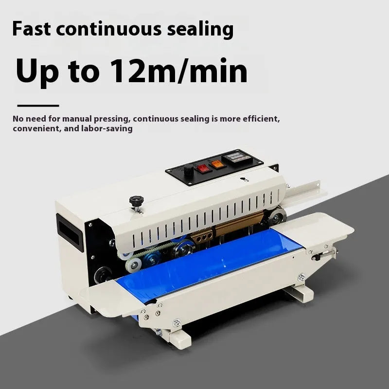 Mini steel seal sealing machine with date printing function for packaging