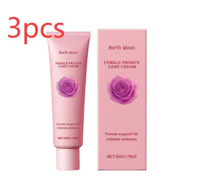 50g jar of moisturising cream with rose and peppermint extracts for dry skin relief