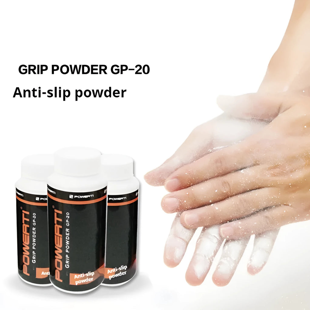 White magnesium carbonate sports anti-slip powder in container