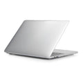 PC protective shell case for MacBook Pro laptop in transparent and black colour options
