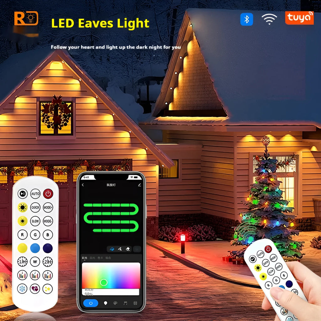 Outdoor planet-shaped LED light string with intelligent graffiti control for courtyard decoration