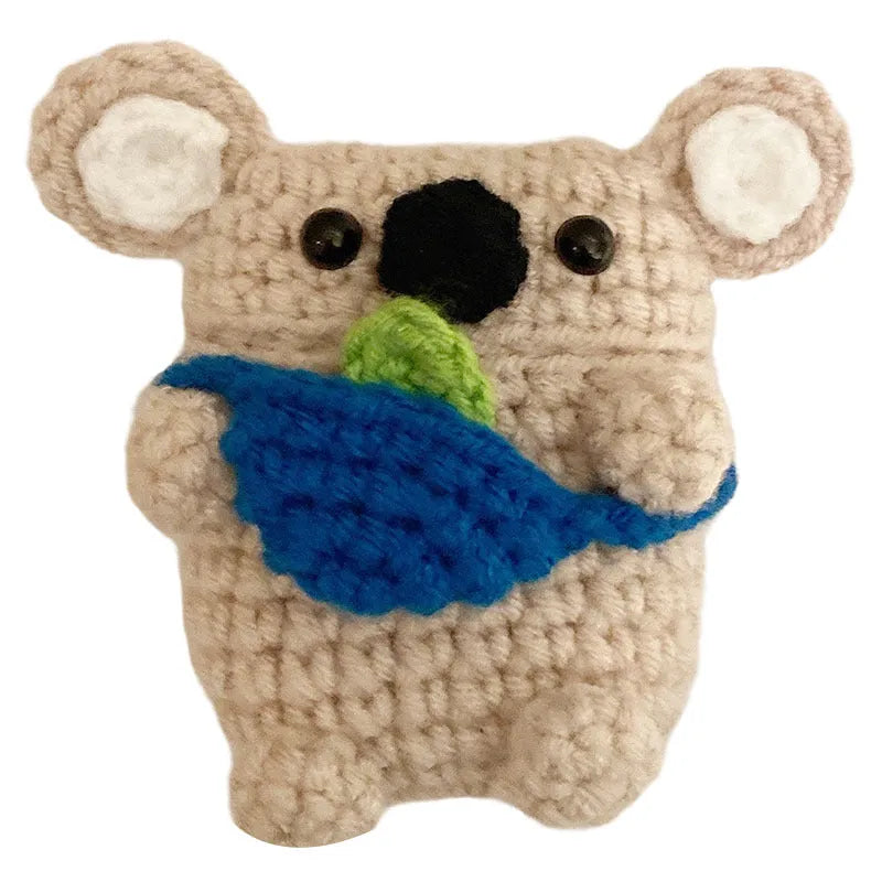 Handmade knitted koala bear earphone protective cover for Apple AirPods charging case