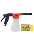 Foam pot high pressure water gun for garden use with adjustable 4-8 kg pressure spray