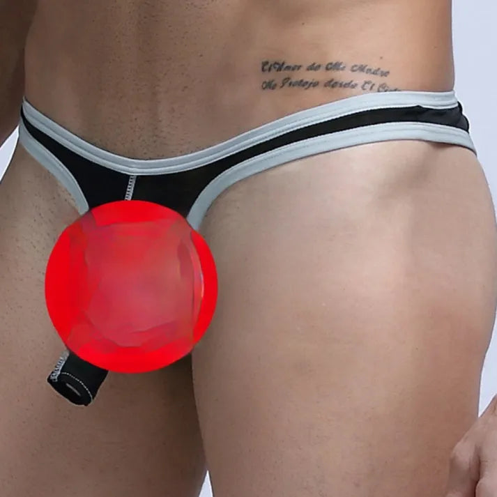 Men's Ice Silk underwear briefs with small nose elephant design in multiple colour options