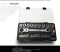 Dual-purpose ratchet wrench set with two-way mechanism, sockets, and batch heads