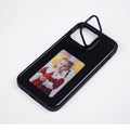 NFC E-ink screen bracket phone case for iPhone Pro Max in green, pink, or black.