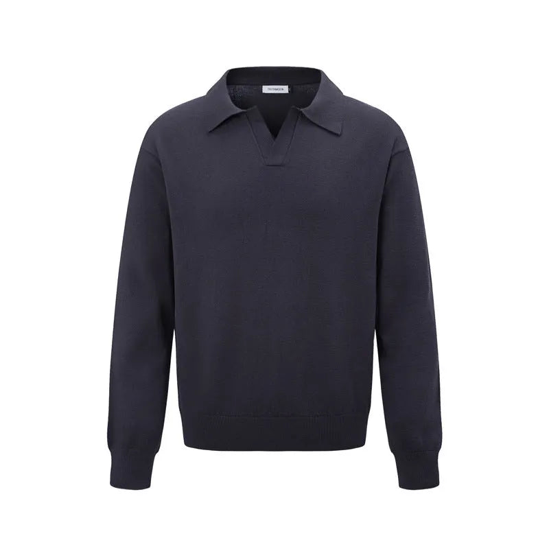 Loose acrylic fibre pullover sweater in black, dark grey or creamy white colours