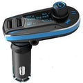 BT618C vehicle Bluetooth FM transmitter with LCD screen, USB port and 3.5mm audio jack