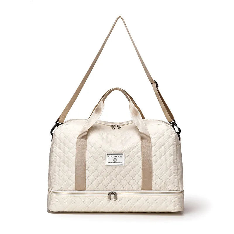 Oxford cloth travel bag in multiple colours with 36-55 litre capacity for leisure travel