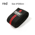 Adult adjustable knee pads for sports like weightlifting and cycling, shown in blue, red, yellow, and grey colour options.
