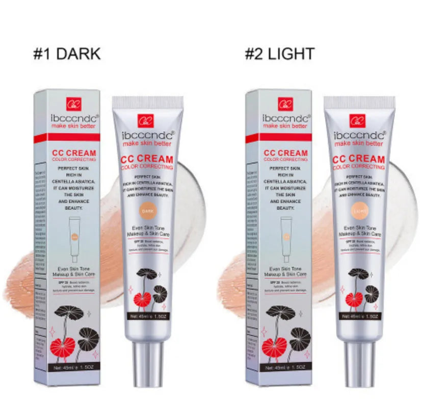 Erborian CC cream tube with colour correcting moisturising makeup for natural complexion