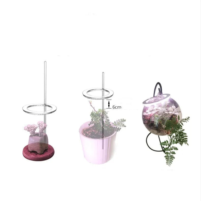 USB LED plant growth light with transparent housing and acrylic mounting stick