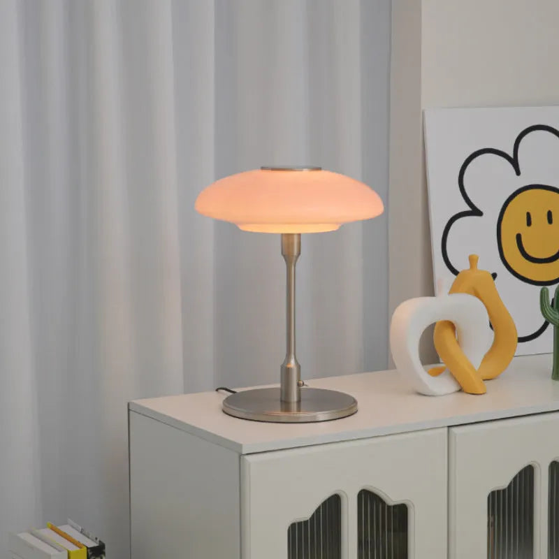 Vintage Korean style bedside atmosphere light with metal holder in one of four colour options.
